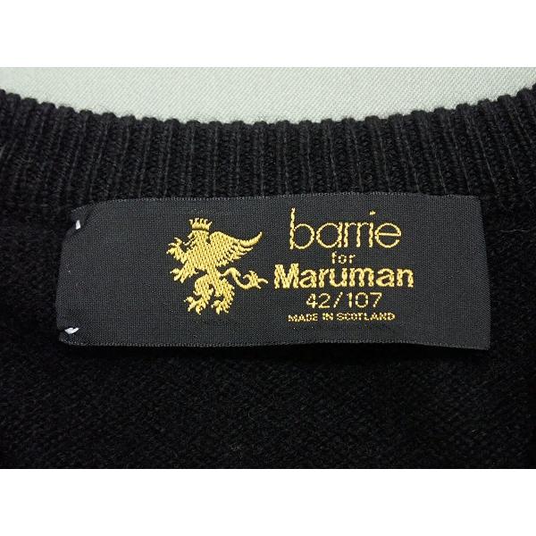 barrie×Maruman 英国製 カシミヤセーター・42□バリー マルエム