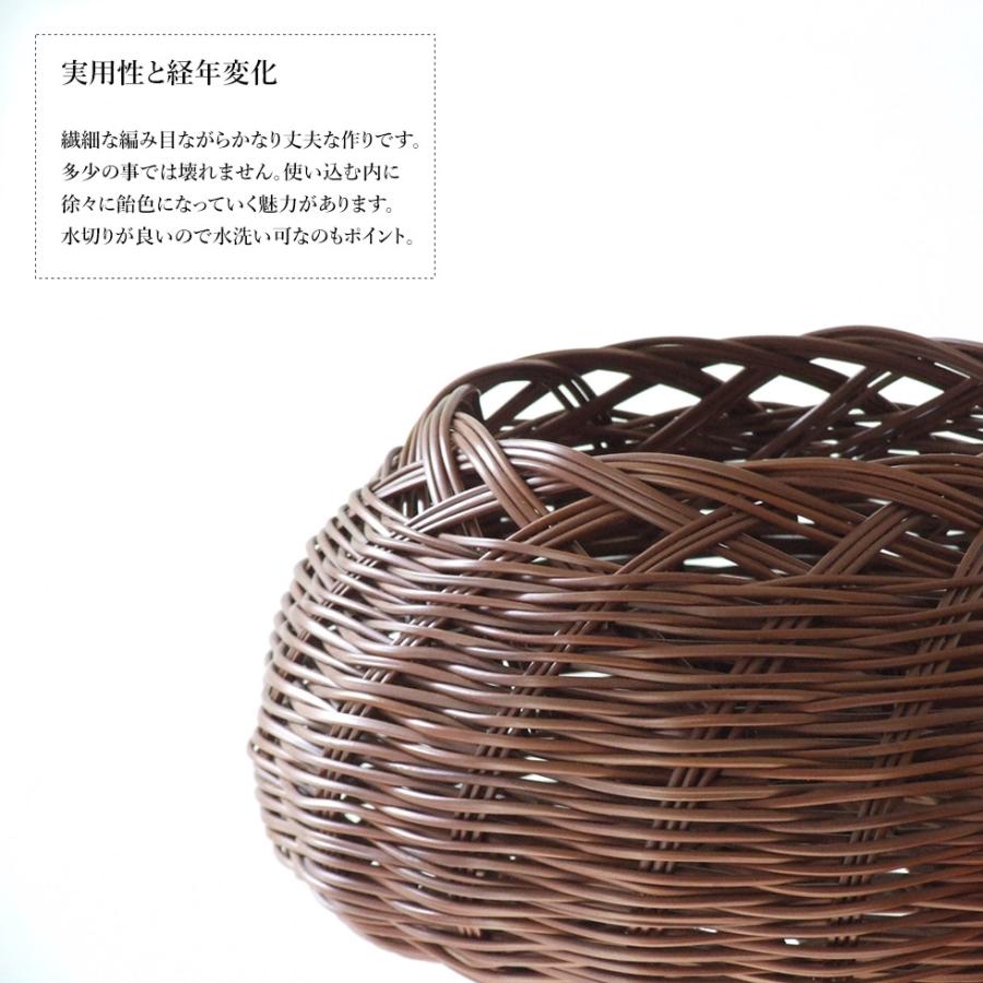 沖縄県 今帰仁村のわらび細工】丸かご 果物籠 : おまめ - 通販 - Yahoo