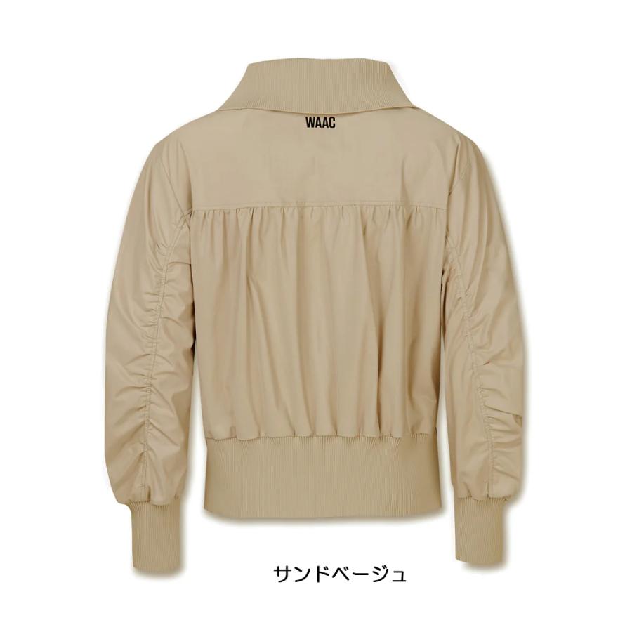 WAAC ワック WAAC WOMENS トリコットタフタハーフジップ 072254065