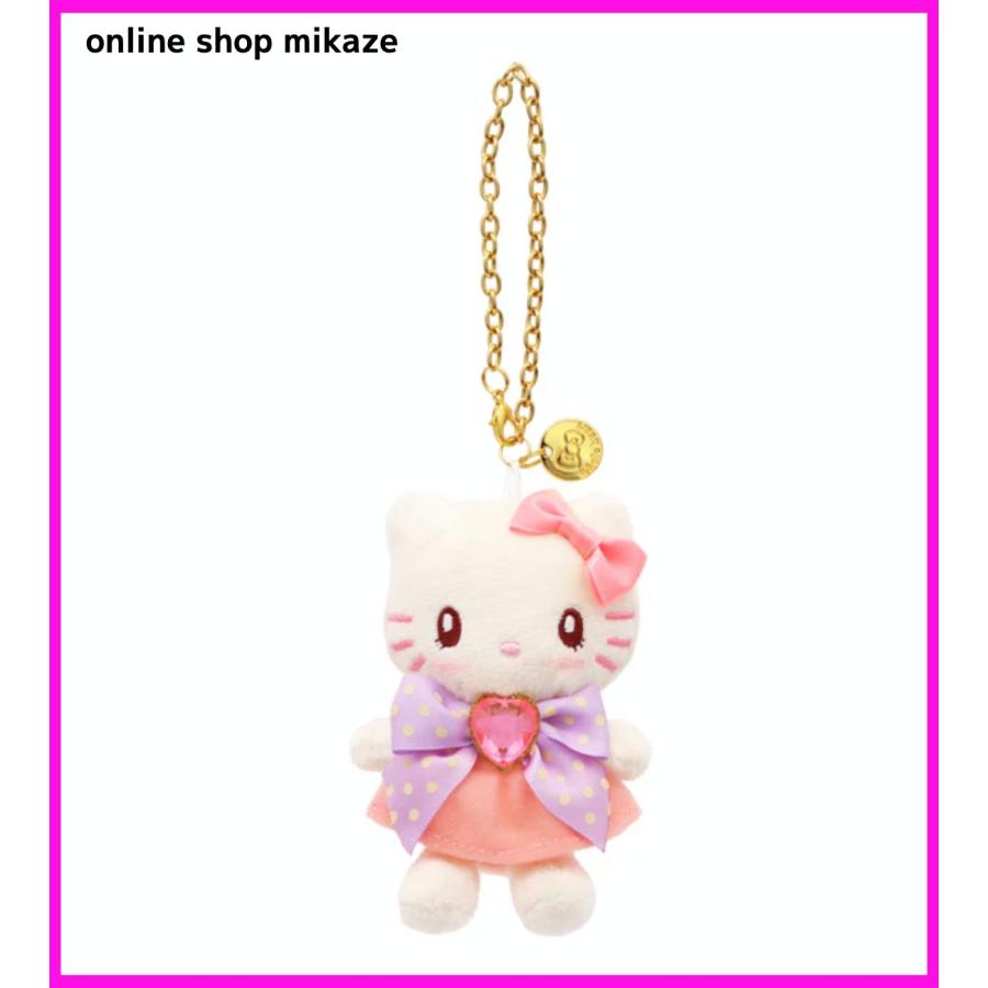 USJ ハローキティ マスコットキーチェーン 水玉リボン お土産 グッズ