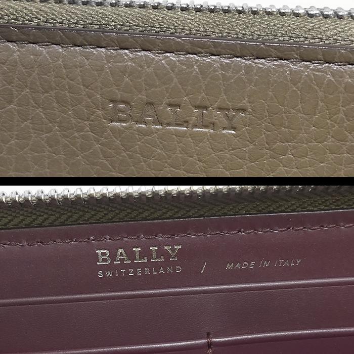 Bally（バリー） 【送料無料 美品】 ラウンドファスナー長財布 レザー