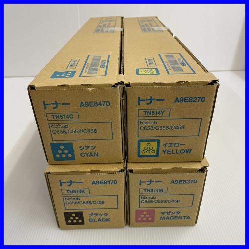 bizhub コニカミノルタ TN514 4色セット K/C/M/Y トナー 送料無料