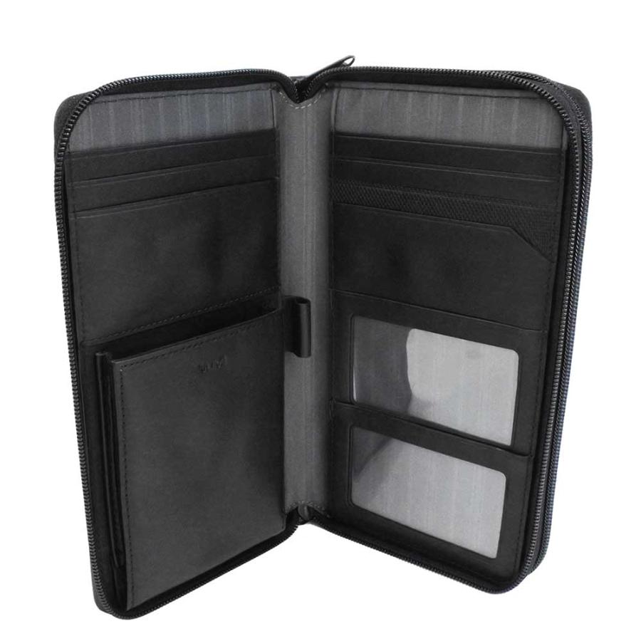 TUMI（トゥミ） 長財布 トラベルウォレット クラッチバッグ 本革 バリ