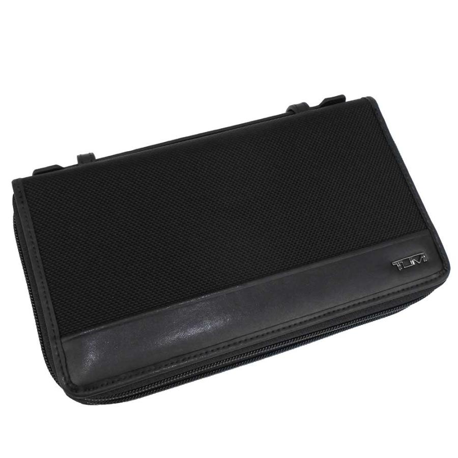 TUMI（トゥミ） 長財布 トラベルウォレット クラッチバッグ 本革 バリ