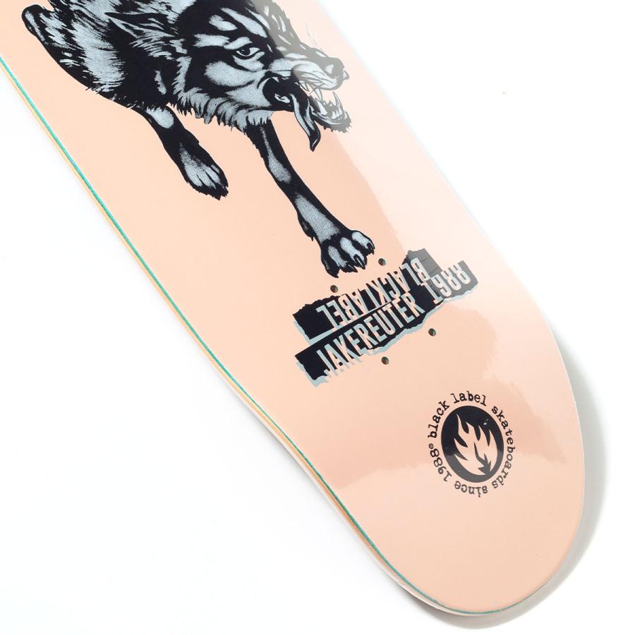 ブラックレーベル 9.0インチ スケボー デッキ エッグシェイプ BLACK