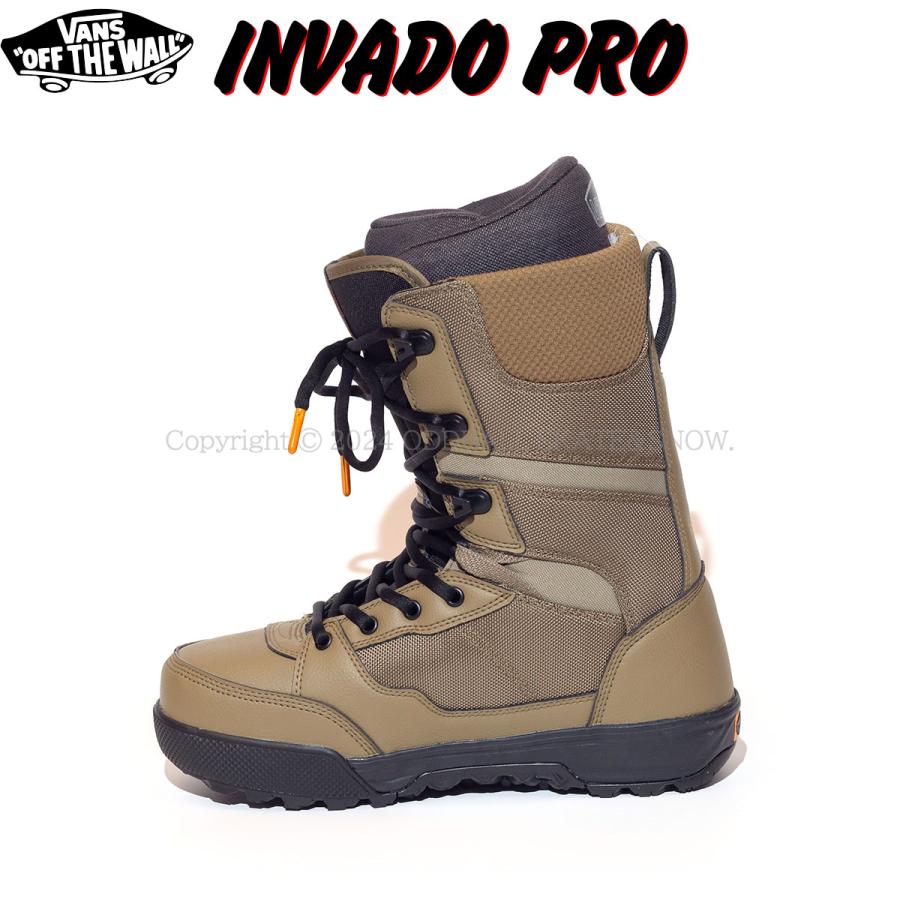 VANS（ヴァンズ） 24-25 VANS SNOWBOARD BOOTS INVADO PRO BLACK/OLIVE