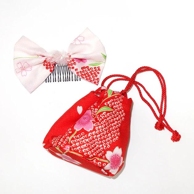 七五三 着物セット 3歳 女の子 女児 日本製 被布コート 草履 巾着 髪