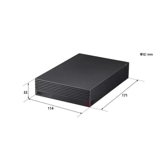 BUFFALO バッファロー 外付けHDD HD-EDS2U3-BE 容量:2TB リテール品
