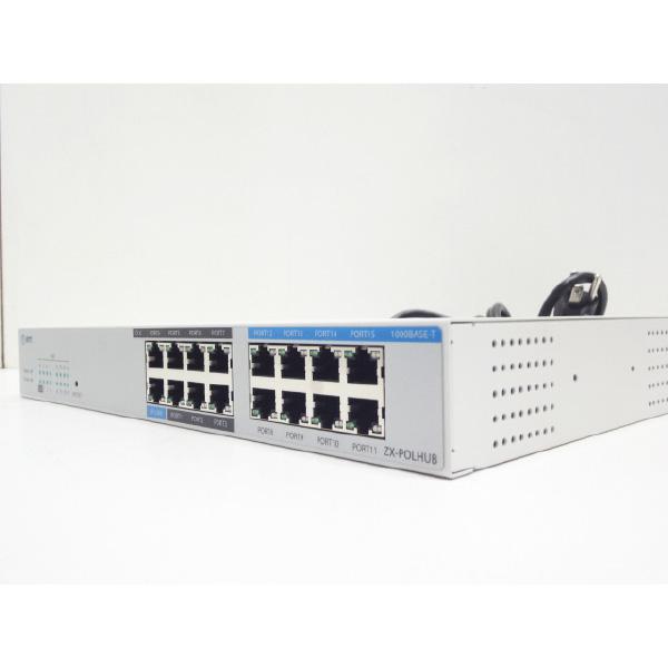 NTT NTT製 ZX-(16)POLHUB-(1) ZXシリーズ 16ポートPoEHUB ハブ 中古 JP