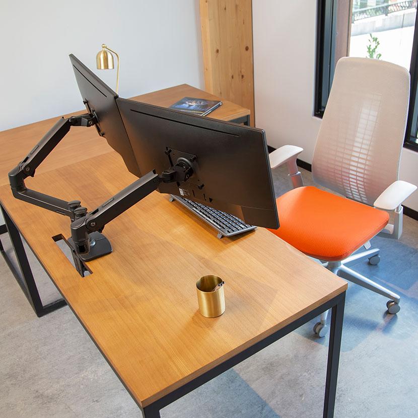 エルゴトロン（ergotron） LX デュアルデスクマウントアーム