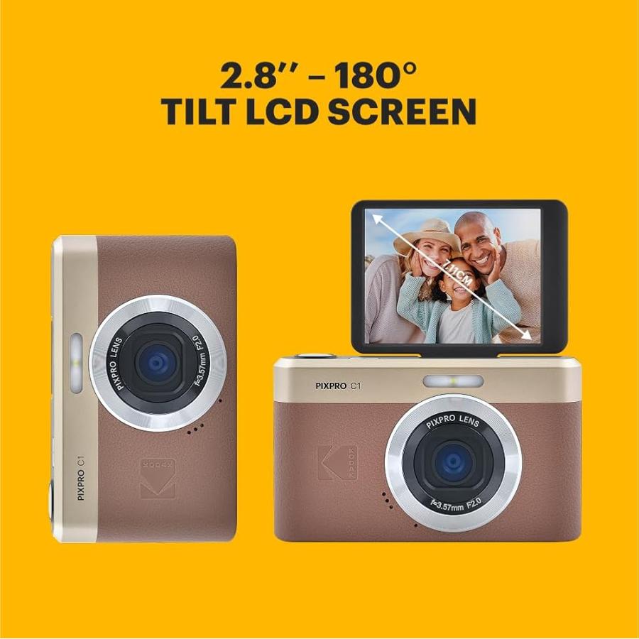 KODAK Pixpro C1 ? 超コンパクトデジタルカメラ| 13MP BSI CMOS、4倍