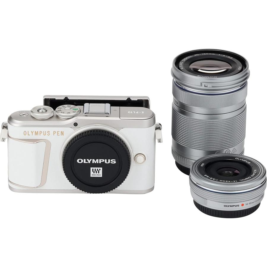 OLYMPUS PEN 新品 ミラーレス一眼カメラ E-PL10 EZダブルズームキット