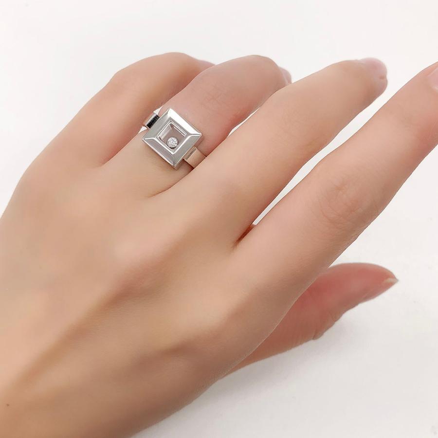ハッピーダイヤモンド ショパール リング Chopard 指輪 スクエア