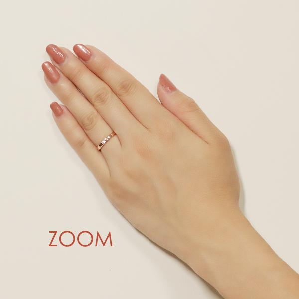 指輪 レディース リング 18金 18kコーティング ピンクゴールド