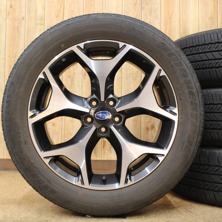 フォレスター SUBARU SJG 純正 18インチ ブラポリ PCD100 ブリヂストン