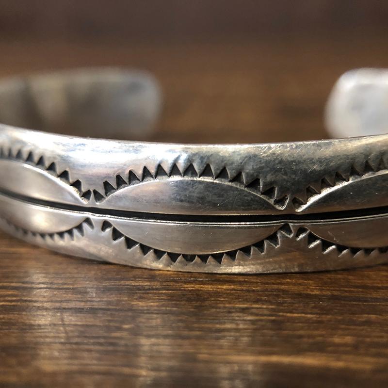 Native American Navajo Sun Rise Horizon Motif Silver 925