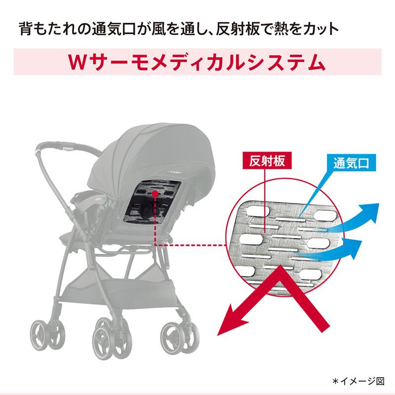 アップリカ（Aprica） ラクーナクッション AG 生後1か月から 4輪