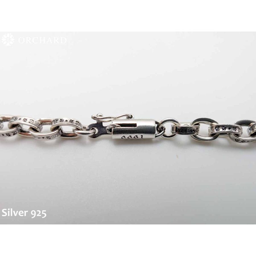 60cm シルバー925 ネックレス ペーパーチェーンネックレス B系 925