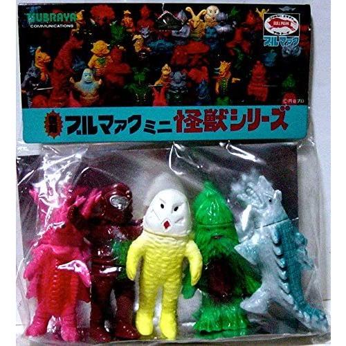 ソフビ ブルマァク ミニ怪獣シリーズ Fセット 復刻 5体セット