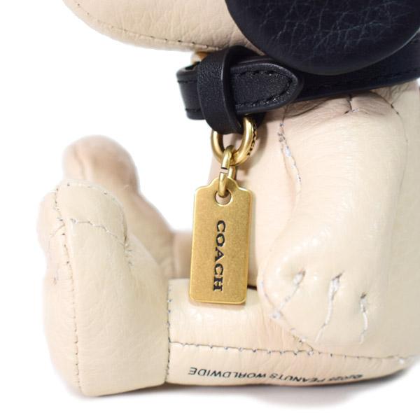 COACH（コーチ） キーホルダー スヌーピー ピーナッツ コラボ レザー
