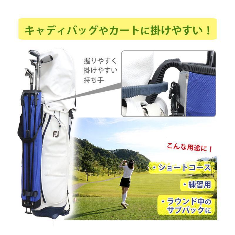 CONRAD 軽量 セルフスタンド ゴルフ クラブケース ポケット付き 6本