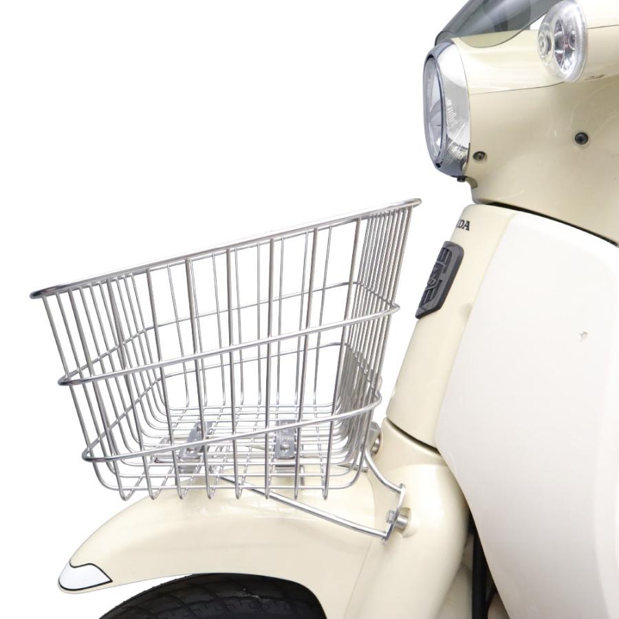 アウトスタンディング フロントバスケット スーパーカブ用 ステンレス