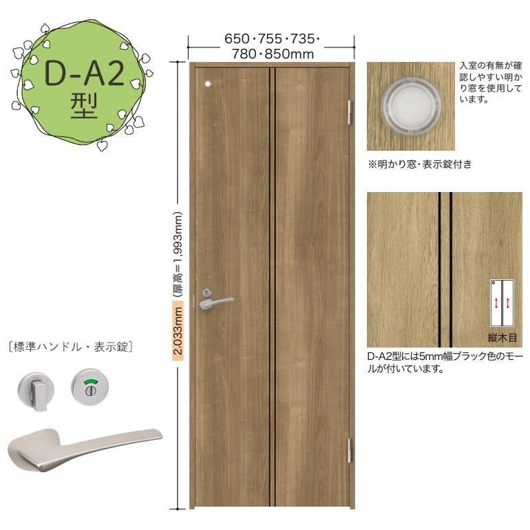 NODA（ノダ） 【NODA カナエル】旗丁番ドアセット 7尺高【D-A2型】表示