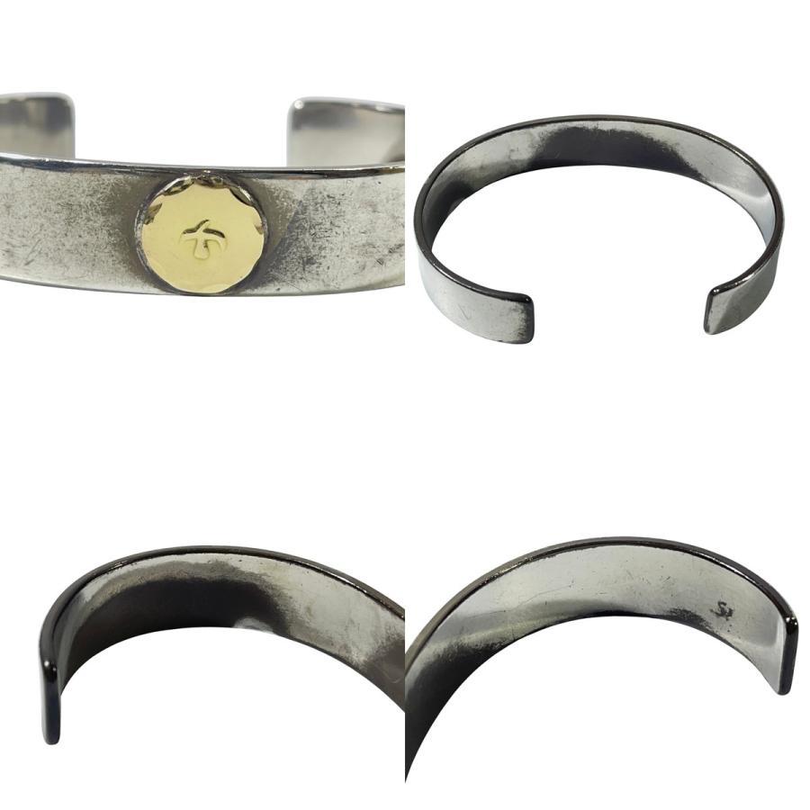 goro's（ゴローズ） 平打ちブレス 金メタル付き バングル S : オーバー