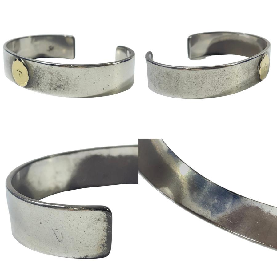 goro's（ゴローズ） 平打ちブレス 金メタル付き バングル S : オーバー