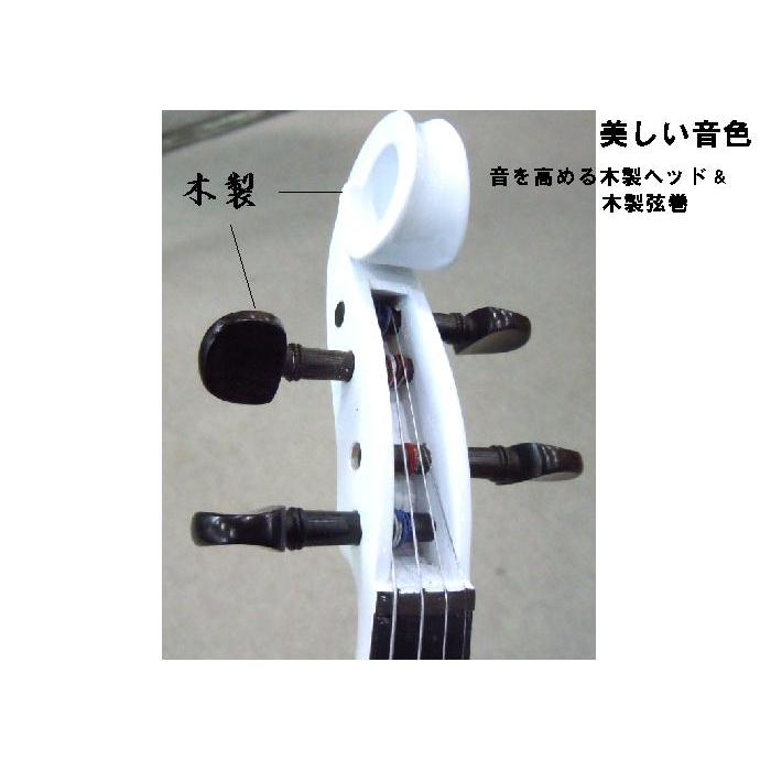 サイレント/消音/エレキバイオリン ホワイト : おかげ様で創業100年