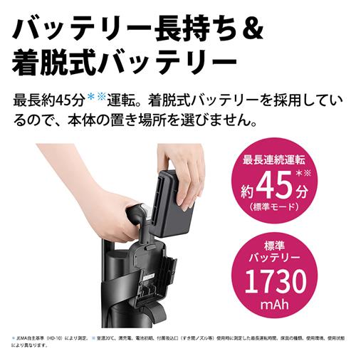 RACTIVE Air EC-FR9-B シャープ コードレススティック掃除機
