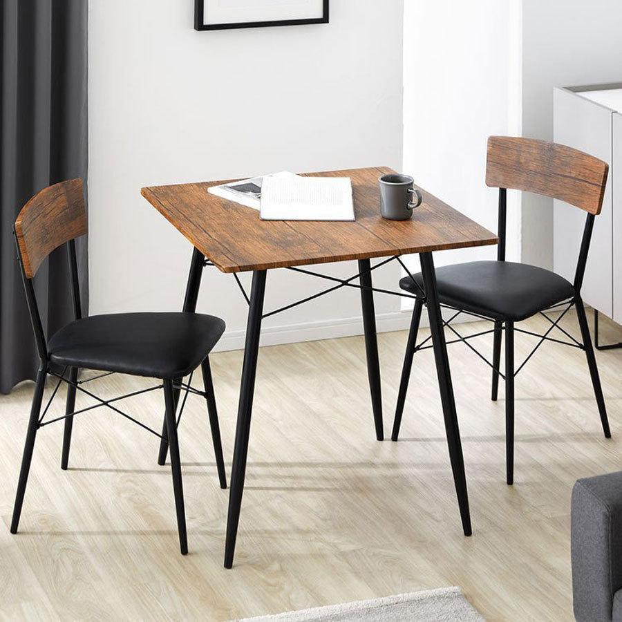 LOWYA（ロウヤ） ダイニングテーブルセット 3点 2人用 ダイニング