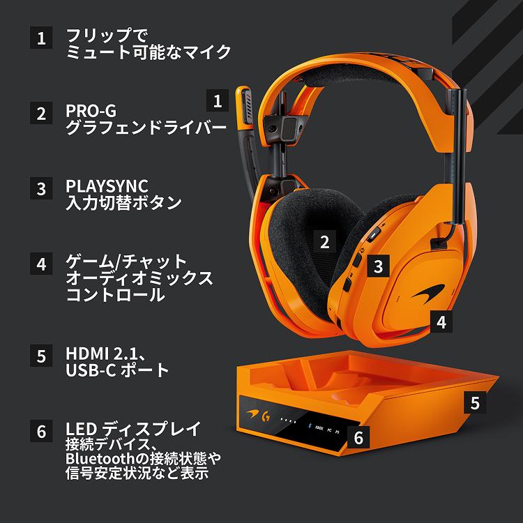 ASTRO（ロジクールG） 【新製品】Logicool G ASTRO A50 X LIGHTSPEED