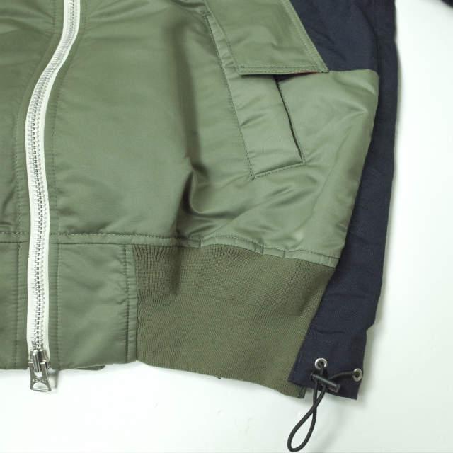sacai サカイ 22SS Nylon Twill Mix Blouson ナイロンツイルミックス