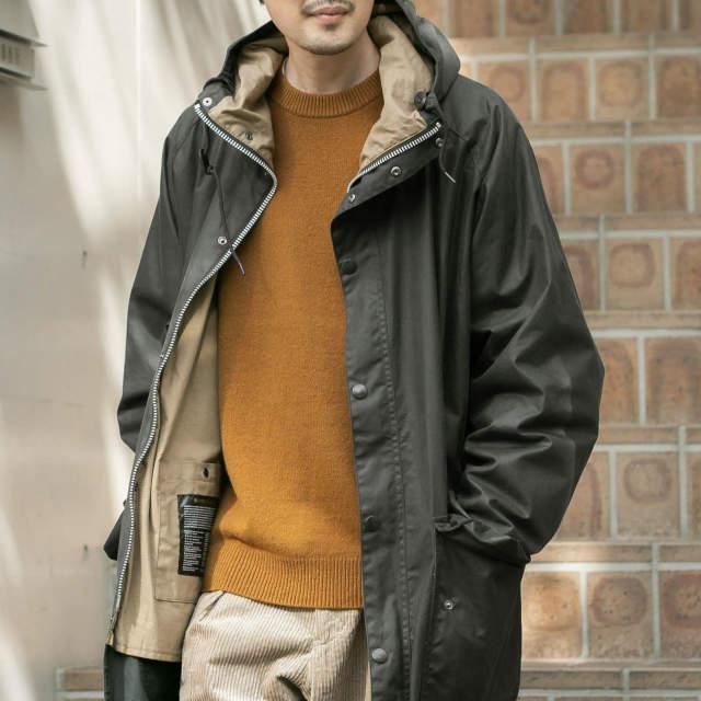 Barbour x URBAN RESEARCH DOORS バブアー別注 Oversize Hooded BEDALE