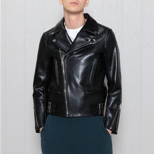 H BEAUTY＆YOUTH エイチ 日本製 HORSE LEATHER DOUBLE RIDERS ホース