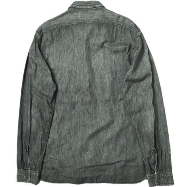 RRL ダブルアールエル BLACK DENIM WORK SHIRT ブラックデニムワーク