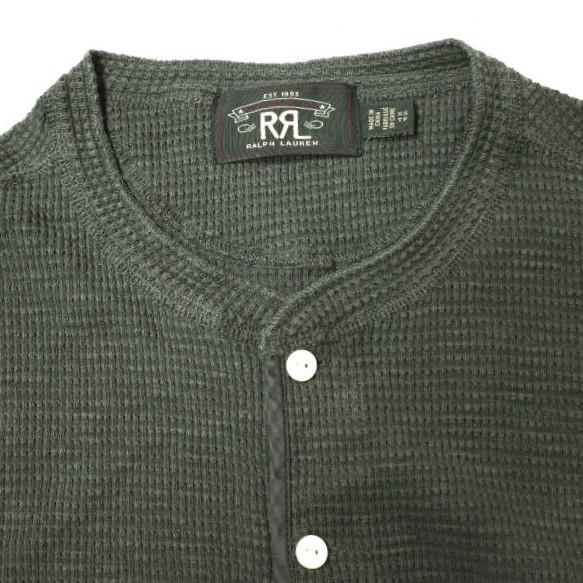 RRL ダブルアールエル グランメゾン東京 木村拓哉着用 HENLEY NECK