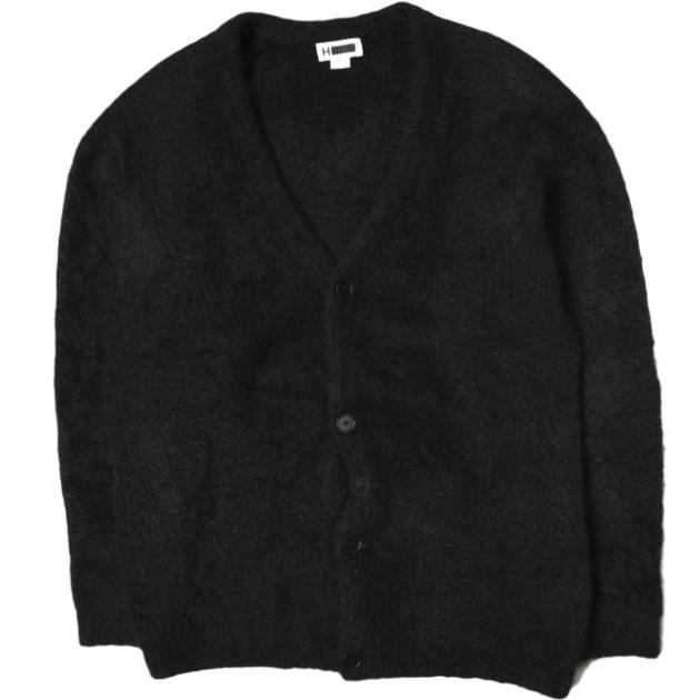 H BEAUTY＆YOUTH エイチ 23AW SHAGGY MOHAIR V NECK CARDIGAN シャギー