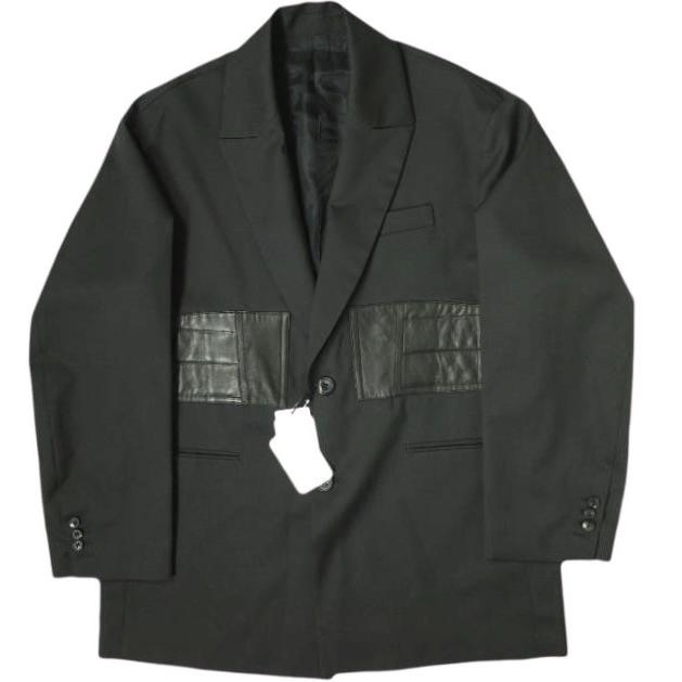 新品 stein シュタイン 23AW OVERSIZED LEATHER CORSETED JACKET