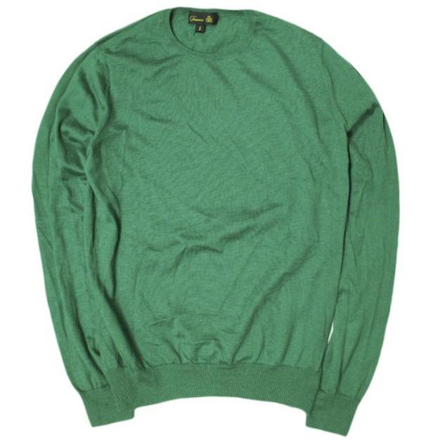 Drawer ドゥロワー 18Gカシミヤシルククルーネックニット 6513-106