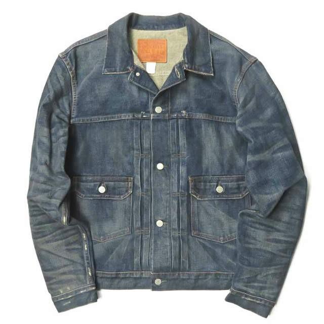 ダブルアールエル RRL アメリカ製 TYPE 2 DENIM JACKET CRAZY HORSE