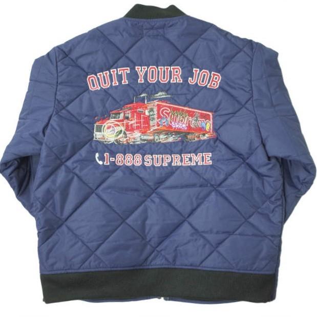 Supreme シュプリーム 21AW Quit Your Job Quilted Work Jacket