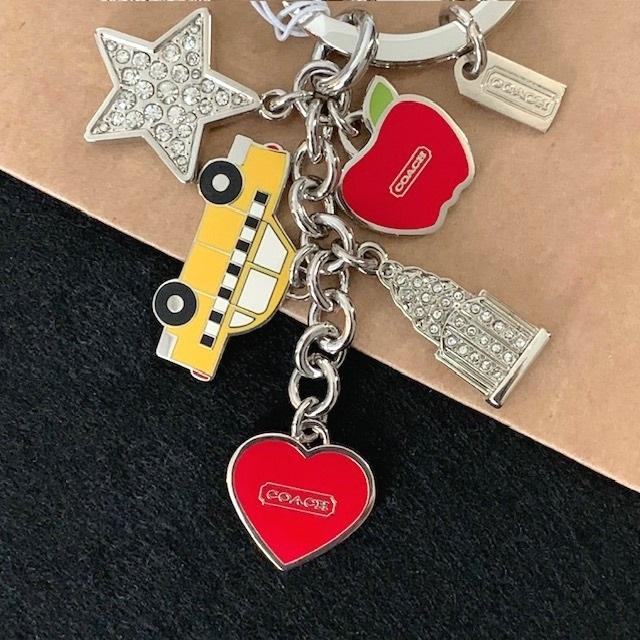 COACH（コーチ） キーホルダー タクシー バックチャーム キーリング