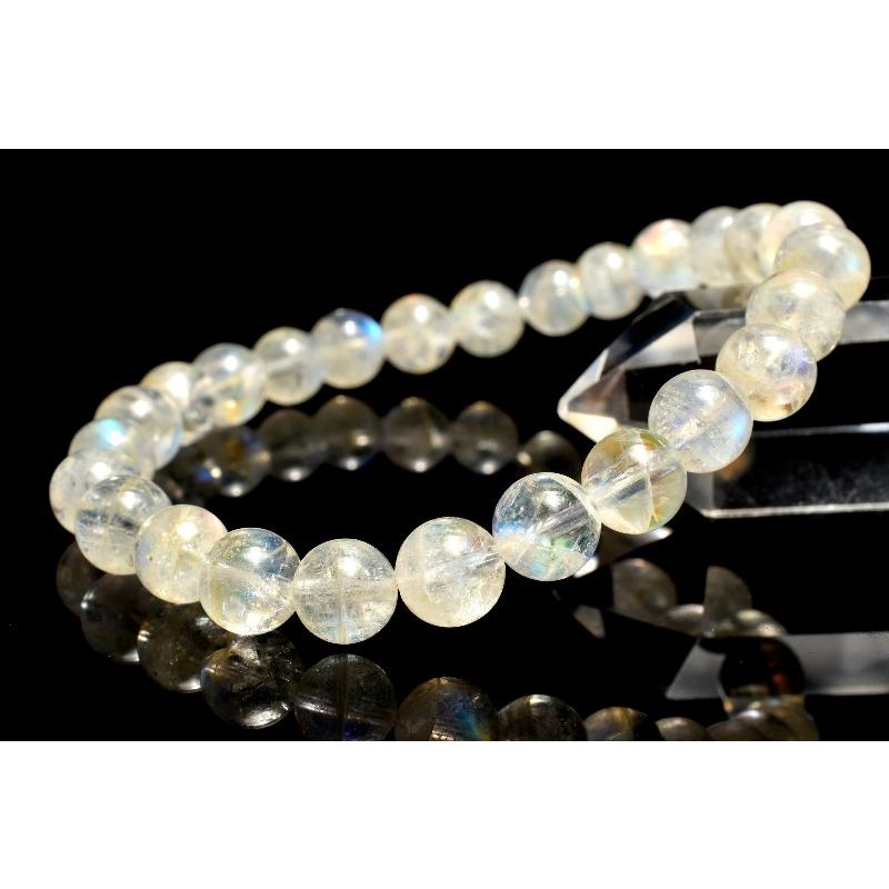 1点物】AAAオーロラシラー☆マダガスカル産 レインボームーンストーン