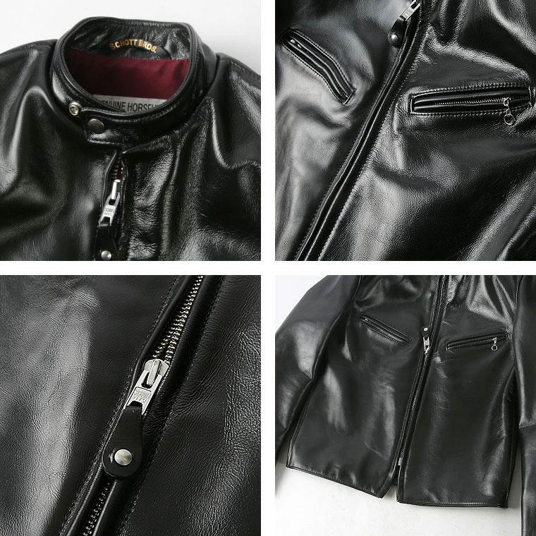 Schott N.Y.C（ショット） 【ポイント10倍】Schott 馬革 シングル