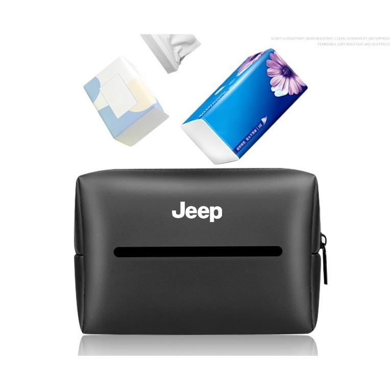 Jeep（ジープ） ◇ジープ JEEP◇ブラック◇PUレザー製ティッシュケース