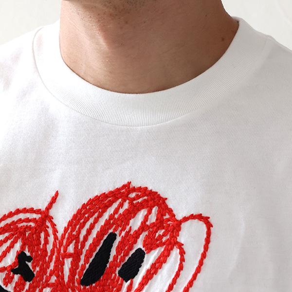 KENZO（ケンゾー） KENZO DRAWN VARSITY EMBROIDERED ボケフラワー T