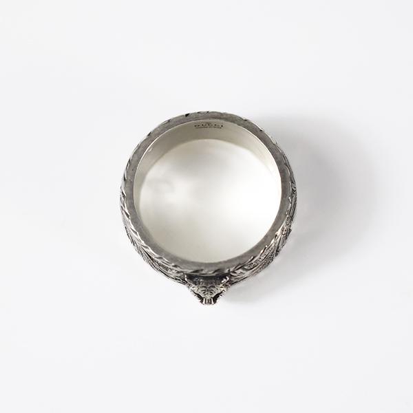 GUCCI（グッチ） リング Tiger Head Silver Ring YBC4335710010 メンズ