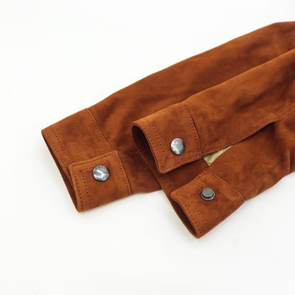 EMMETI（エンメティ） ライダース メンズ ゴートスエード シングル